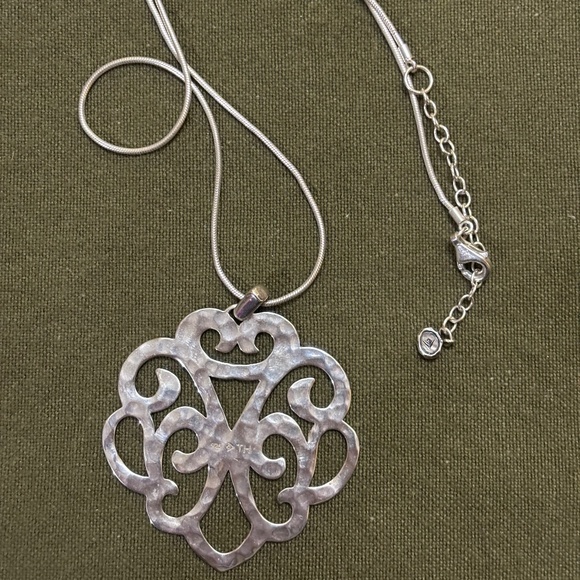 Silpada "Eden Pendant" Swirl 18" with 2" Extender Necklace (N3241) 925 - Picture 1 of 5